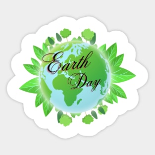 Earth day 2 Sticker